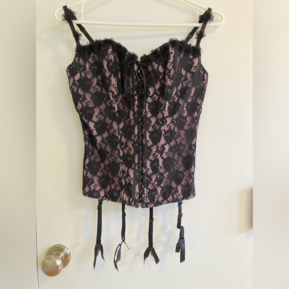 Y2K Corset with Garter Snaps
